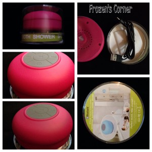 Olixar AquaFonik Bluetooth Shower Wasserfeste Lautsprecher in Pink